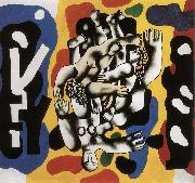 Fernard Leger The Diver in the yellow deep bottom oil painting